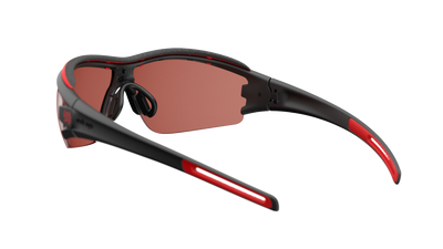 evil eye trace pro Sportbrille – black matt – LST® active silver M – Rückansicht