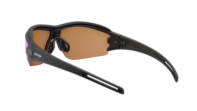 evil eye trace pro Sportbrille – black matt – LST® VARiO blue-green M – Rückansicht
