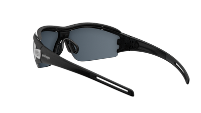 evil eye trace pro Sportbrille – night sky black matt – LST® grey silver M – Rückansicht