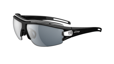evil eye trace pro Sportbrille – night sky black matt – LST® grey silver M – Seitenansicht