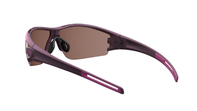 evil eye trace Sportbrille – violet metallic – LST® contrast silver M – Rückansicht