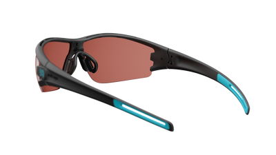 evil eye trace Sportbrille – black matt – LST® active silver M – Rückansicht