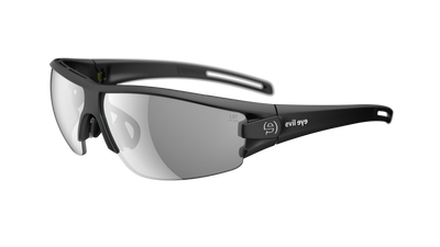 evil eye trace Sportbrille – black matt – LST® grey silver M – Seitenansicht