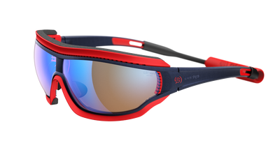 evil eye fusor pro Sportbrille – navy metallic – LST® blue light VARiO M – Seitenansicht