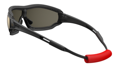 evil eye fusor pro Sportbrille – black matt – space M – Rückansicht