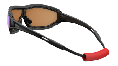 evil eye fusor pro Sportbrille – black matt – LST® VARiO blue-green M – Rückansicht