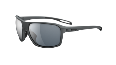 evil eye nook Sportbrille – dark grey matt – LST® grey silver M – Seitenansicht