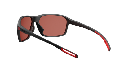 evil eye nook Sportbrille – black matt – LST® active silver M – Rückansicht