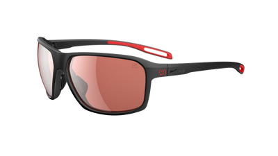 evil eye nook Sportbrille – black matt – LST® active silver M – Seitenansicht