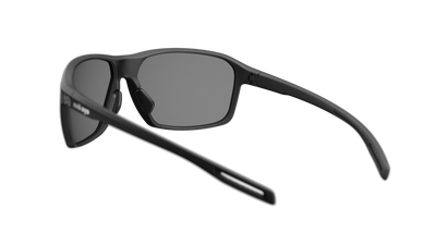 evil eye nook Sportbrille – black matt – LST® grey silver M – Rückansicht