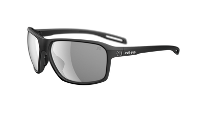 evil eye nook Sportbrille – black matt – LST® grey silver M – Seitenansicht