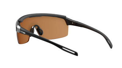 evil eye traileye pro Sportbrille – black matt – LST® VARiO blue-green M – Rückansicht