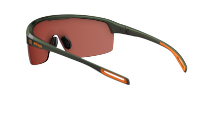 evil eye traileye Sportbrille – dark green metallic – LST® active silver M – Rückansicht