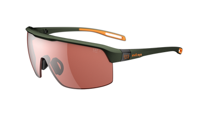 evil eye traileye Sportbrille – dark green metallic – LST® active silver M – Seitenansicht