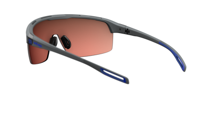 evil eye traileye Sportbrille – dark grey matt – LST® active blue M – Rückansicht