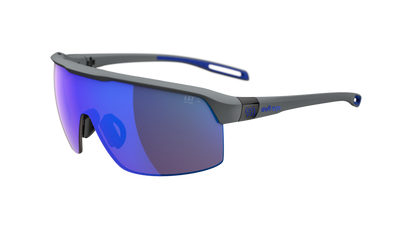 evil eye traileye Sportbrille – dark grey matt – LST® active blue M – Seitenansicht