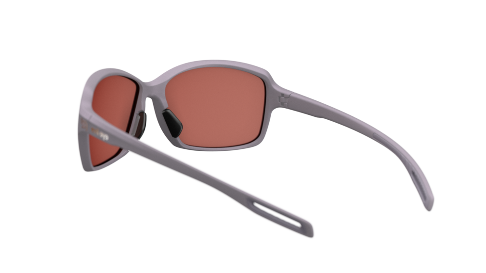 evil eye basou Sportbrille – purple ash matt – LST® active silver M – Rückansicht