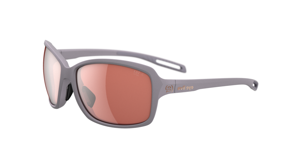 evil eye basou Sportbrille – purple ash matt – LST® active silver M – Seitenansicht