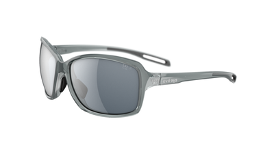 evil eye basou Sportbrille – aqua grey transparent – LST® grey silver M – Seitenansicht