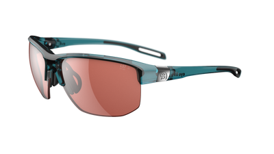 evil eye elate.t Sportbrille – petrol transparent – LST® active silver M – Seitenansicht