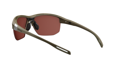 evil eye elate.t Sportbrille – khaki matt – LST® pol silver M – Rückansicht