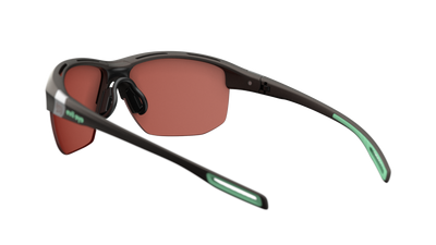 evil eye elate.t Sportbrille – dark brown metallic – LST® active silver M – Rückansicht