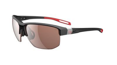 evil eye elate.t Sportbrille – black matt – LST® contrast silver M – Seitenansicht