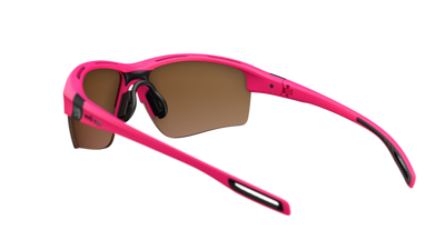 evil eye elate.p Sportbrille – neon pink matt – LST® active red M – Rückansicht