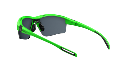 evil eye elate.p Sportbrille – neon green matt – LST® grey silver M – Rückansicht
