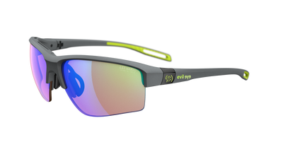evil eye elate.p Sportbrille – dark grey matt – LST® VARiO blue-green M – Seitenansicht