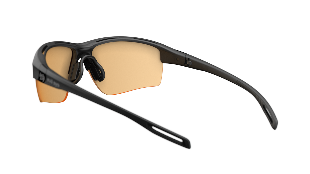 evil eye elate.p Sportbrille – black matt – LST® VARiO purple M – Rückansicht
