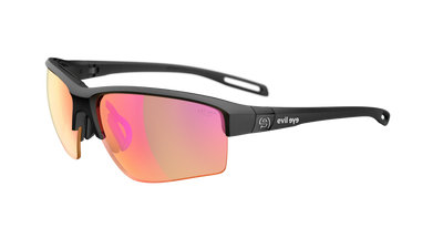 evil eye elate.p Sportbrille – black matt – LST® VARiO purple M – Seitenansicht