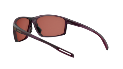evil eye stoked Sportbrille – blackberry transparent – LST® active silver M – Rückansicht