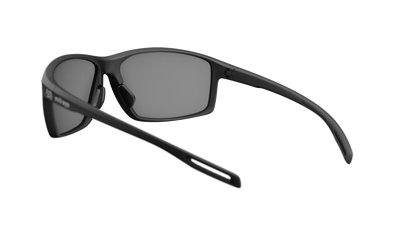 evil eye stoked Sportbrille – black matt – LST® grey silver M – Rückansicht