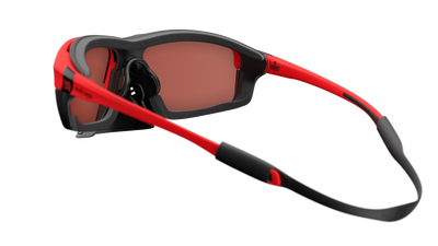 evil eye elate.o pro Sportbrille – ee red matt – LST® active silver M – Rückansicht