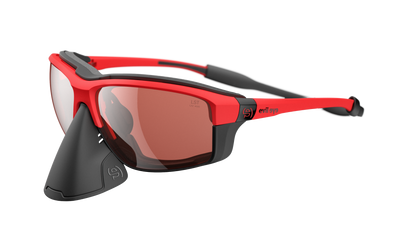 evil eye elate.o pro Sportbrille – ee red matt – LST® active silver M – Seitenansicht