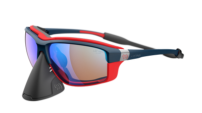 evil eye elate.o pro Sportbrille – dark blue matt – LST® blue light VARiO M – Seitenansicht