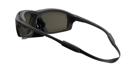 evil eye elate.o pro Sportbrille – black matt – space M – Rückansicht