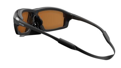 evil eye elate.o pro Sportbrille – black matt – LST® blue light VARiO M – Rückansicht