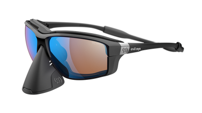 evil eye elate.o pro Sportbrille – black matt – LST® blue light VARiO M – Seitenansicht