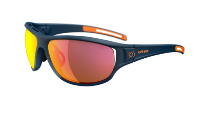 evil eye zcale Sportbrille – dark blue matt – LST® active red M – Seitenansicht