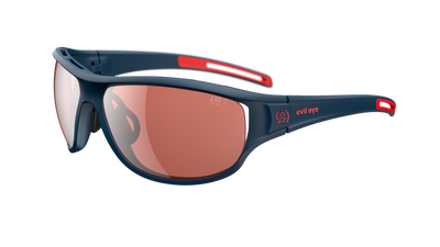 evil eye zcale Sportbrille – dark blue matt – LST® active silver M – Seitenansicht