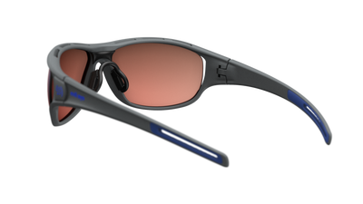 evil eye zcale Sportbrille – dark grey matt – LST® active blue M – Rückansicht