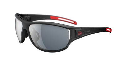 evil eye zcale Sportbrille – black matt – LST® grey silver M – Seitenansicht