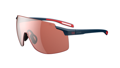evil eye vistair-y Sportbrille – dark blue matt – LST® active silver M – Seitenansicht