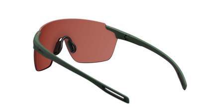 evil eye vistair-x Sportbrille – dark green matt – LST® active silver M – Rückansicht