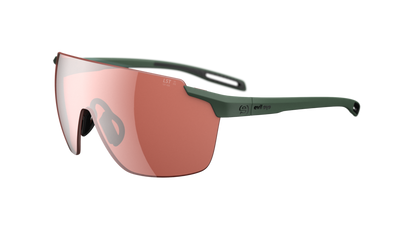 evil eye vistair-x Sportbrille – dark green matt – LST® active silver M – Seitenansicht