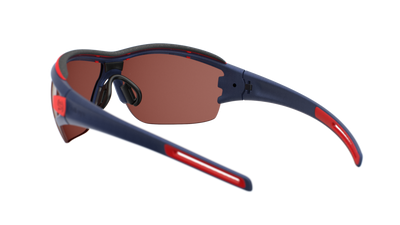 evil eye trace ng pro Sportbrille – navy metallic – LST® pol silver M – Rückansicht