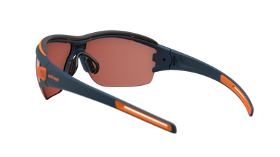 evil eye trace ng pro Sportbrille – dark blue matt – LST® active silver M – Rückansicht
