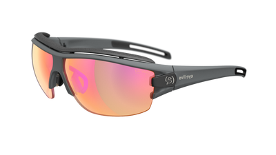 evil eye trace ng pro Sportbrille – dark grey matt – LST® VARiO purple M – Seitenansicht
